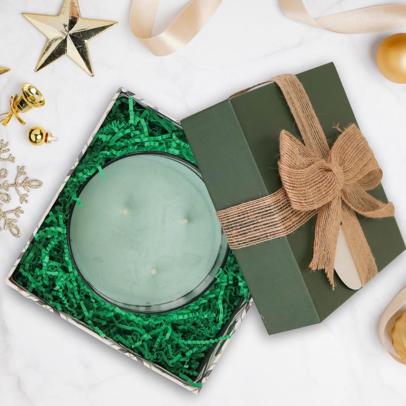 MagicWater Supply - 1/2 LB - Green - Soft & Thin Crinkle Cut Paper Shred Filler great for Gift Wrapping, Basket Filling, Birthdays, Weddings, Anniversaries, Valentines Day, and other occasions - Image 2